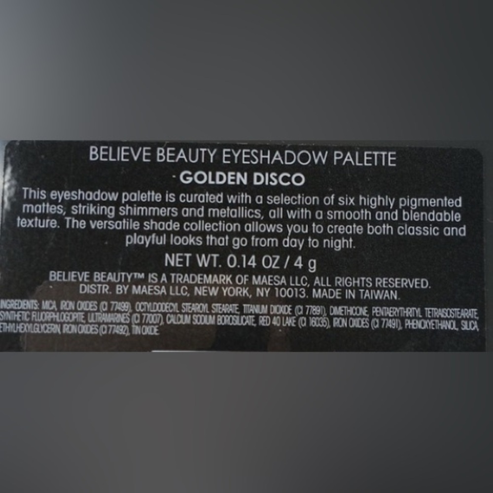 🎃BELIEVE BEAUTY Eyeshadow Palette -Multi-Color🌷 NWT 🌈 3 for $20 - Picture 4 of 5